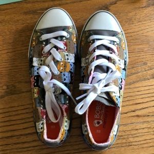 Skechers Bobs cat canvas shoes like new, size 8